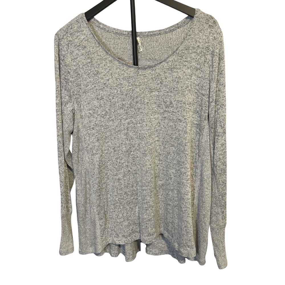 Mudd Lightweight Sweater Top – Women's XL –‎ Gray & Black Speckled